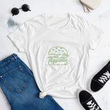 Women's plant based burger t-shirt